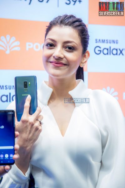 Kajal Aggarwal At Samsung S9 Smart Phone Launch