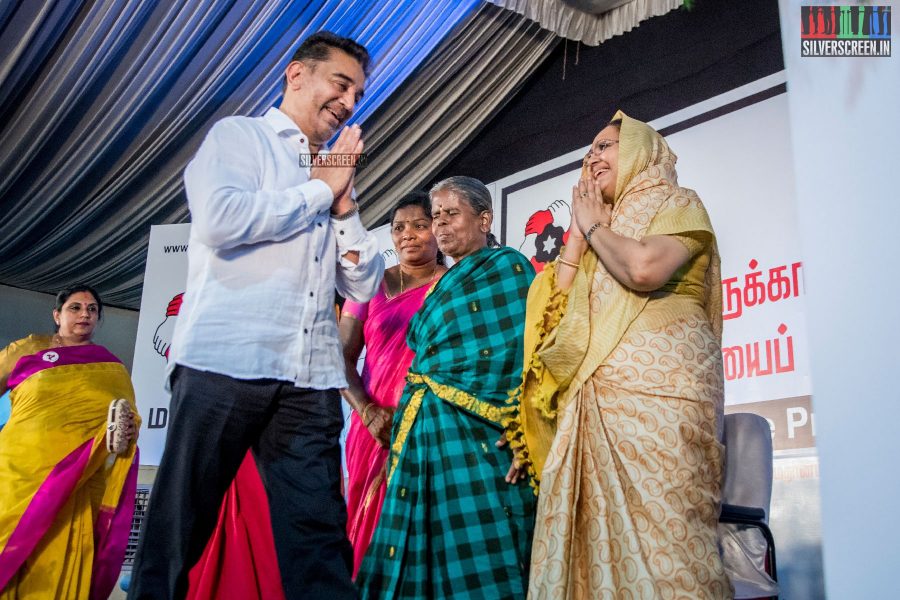 Kamal Haasan At Makkal Needhi Maiam's Women's Day Celebrations