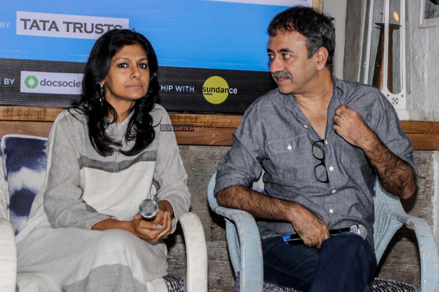 Naseeruddin Shah, Nandita Das, Rajkumar Hirani At A Talk On 'Films For Change'