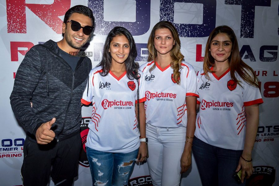 Ranveer Singh At Roots Premier League In Mumbai