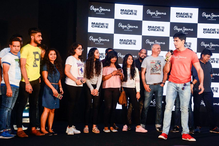 Sidharth Malhotra At A Pepe Jeans Event