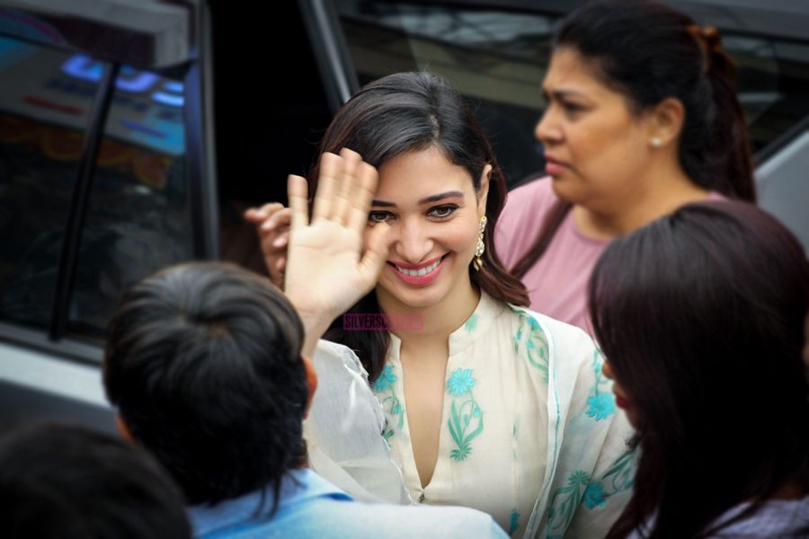 Tamannaah Bhatia At The Inauguration Of A Mobile Store