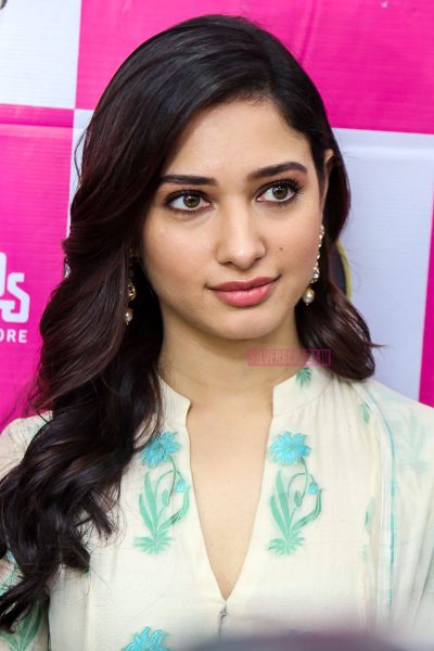 Tamannaah Bhatia At The Inauguration Of A Mobile Store