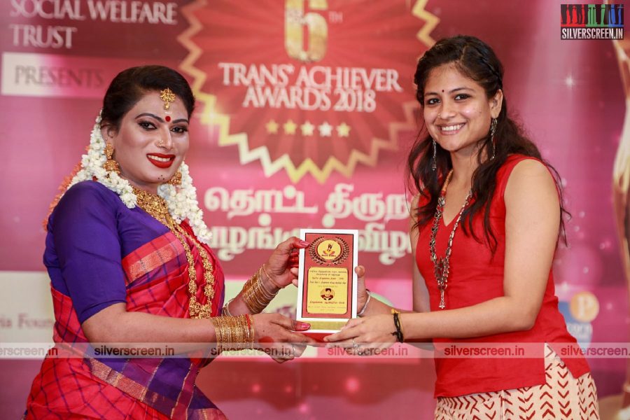 Aditi Balan At The 6th Trans Achiever Awards