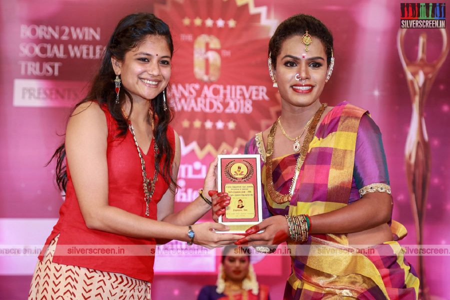 Aditi Balan At The 6th Trans Achiever Awards