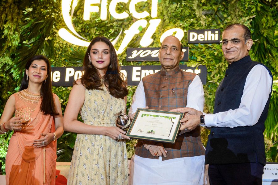 Aditi Rao Hydari, Malaika Arora Khan At FICCI Flo's Young Women Achiever Awards