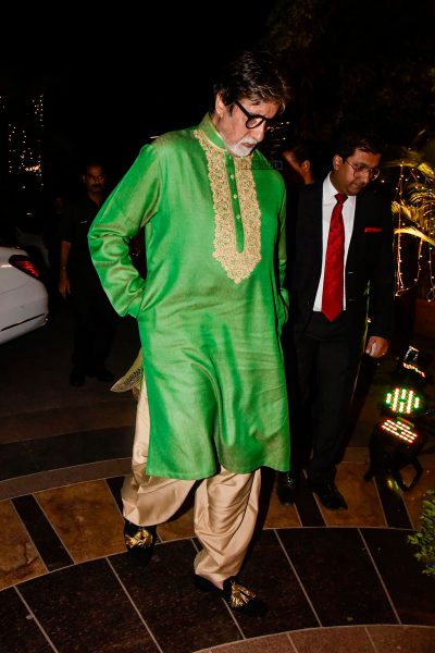 Amitabh Bachchan At The Saudamini Mattu’s Wedding Reception