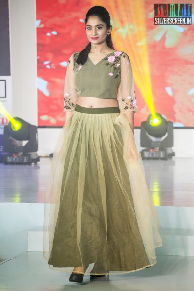 Krithika Anand At A Fashion Show By FIDA Design School