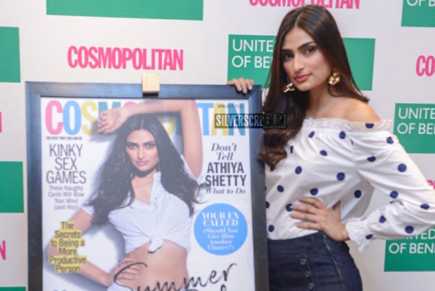 Athiya Shetty At Cosmopolitan's April Edition Launch In Delhi