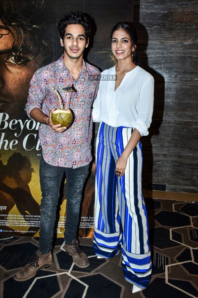 Ishaan Khatter And Malavika Mohanan At The Promotions Of Beyond The Clouds