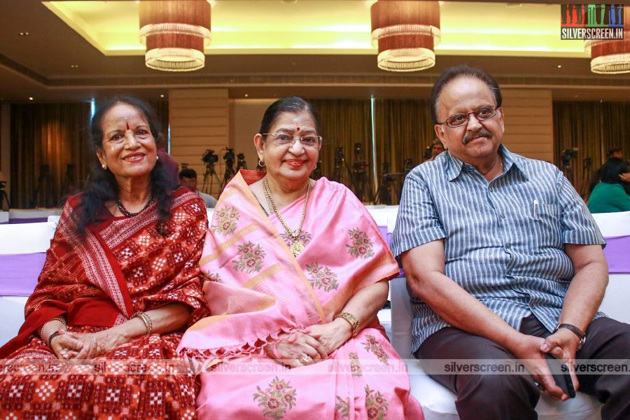 KJ Yesudas, SP Balasubrahmanyam, KS Chithra And Others At The Indian Singers Rights Association Press Meet