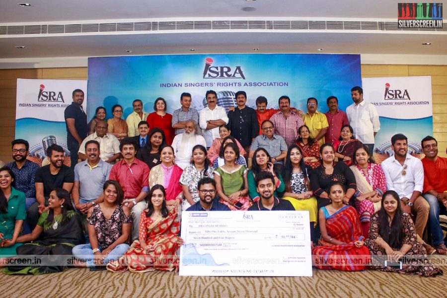 KJ Yesudas, SP Balasubrahmanyam, KS Chithra And Others At The Indian Singers Rights Association Press Meet