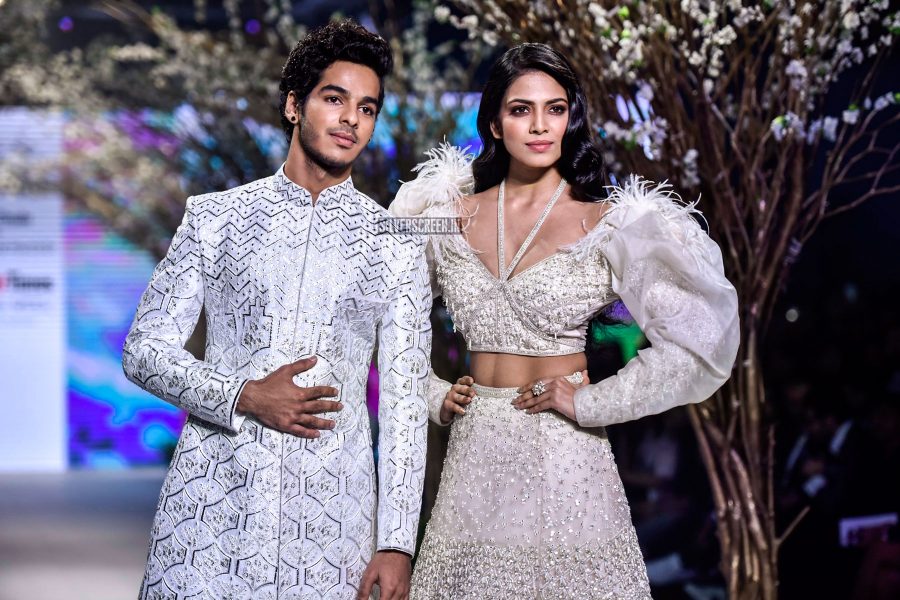 Ishaan Khattar And Malavika Mohanan At The Bombay Times Fashion Week