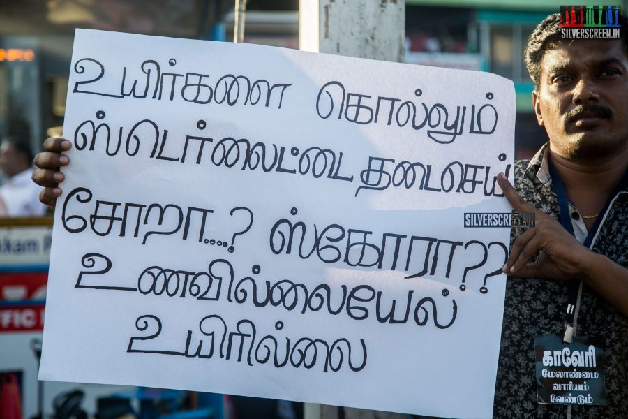 Protest Against The IPL Match In Chennai