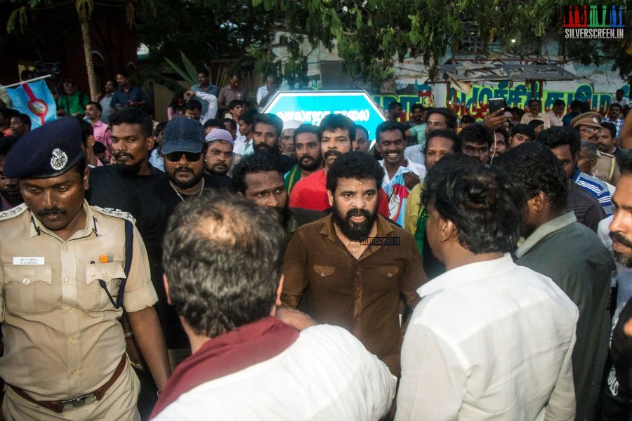 Ameer Protest Against The IPL Match In Chennai