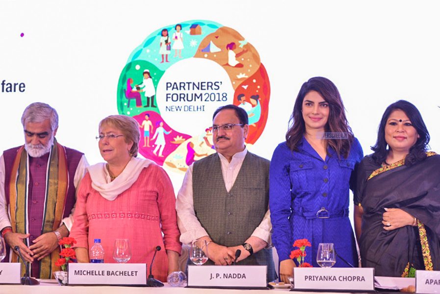 Priyanka Chopra At The UNICEF's Partners Forum 2018 in New Delhi