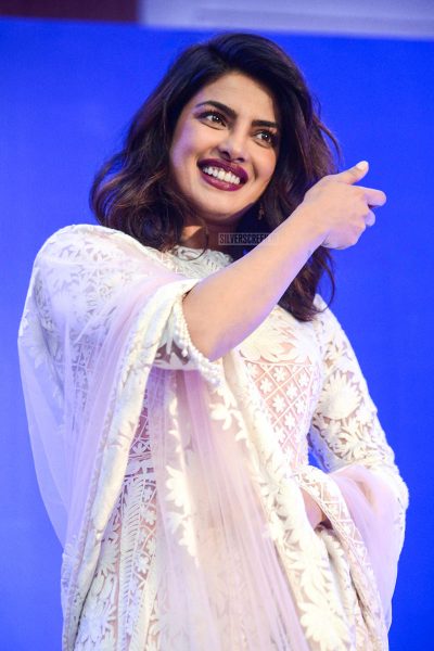 Priyanka Chopra In A Manish Malhotra Anarkali At A Book Launch In Delhi