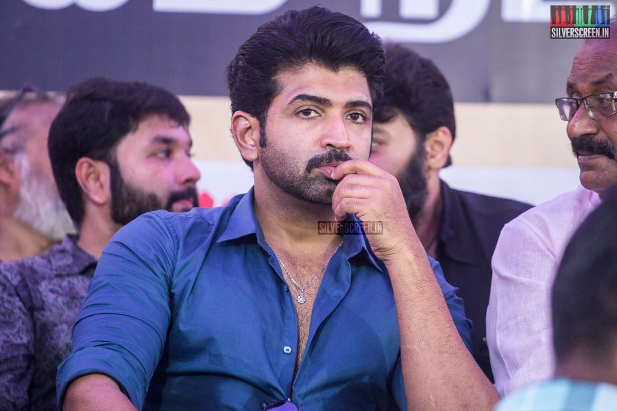 Arun Vijay At The Nadigar Sangam Protest