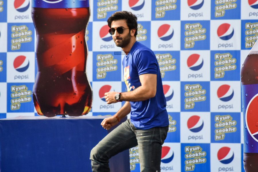 Ranbir Kapoor During A Brand Endorsement Campaign