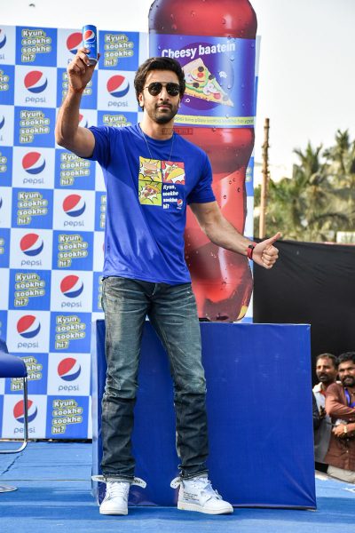 Ranbir Kapoor During A Brand Endorsement Campaign