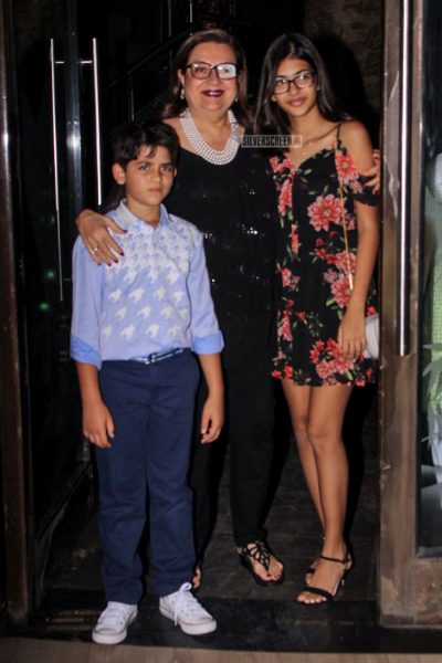 Saif Ali Khan, Kareena Kapoor, Karisma Kapoor At Babita Kapoor's Birthday Celebration