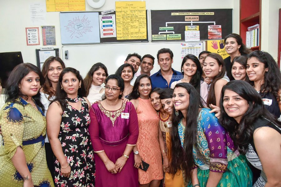 Salman Khan Attends Annual Day Function At Gateway School, Mumbai