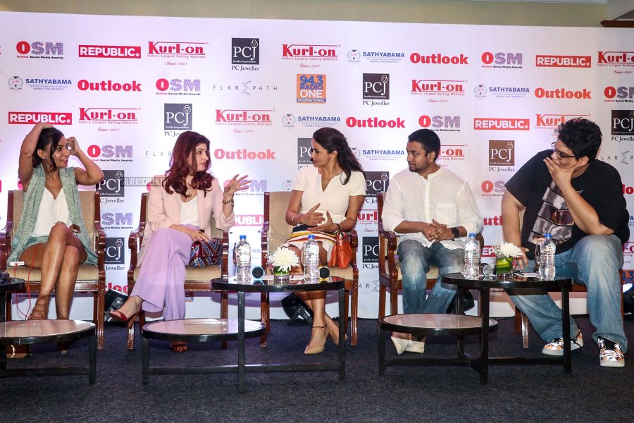 Twinkle Khanna, Tanmay Bhatt, Gul Panag At An Outlook Magazine Event