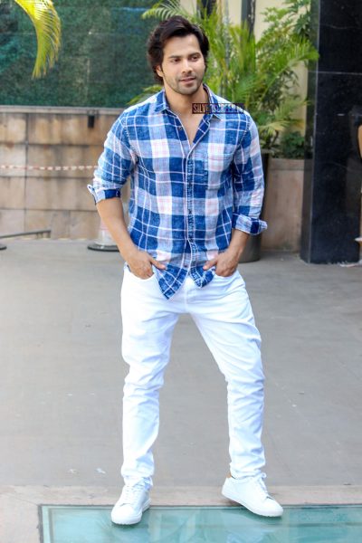 Varun Dhawan During The Promotions Of October