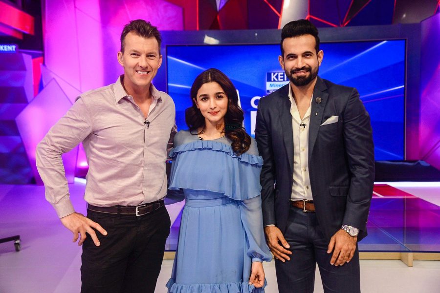 Alia Bhatt Seen In A Prabal Gurung Dress On The Sets Of Star Sports