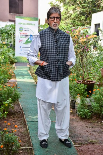 Amitabh Bachchan At The Launch of Banega Swach India-Season 5