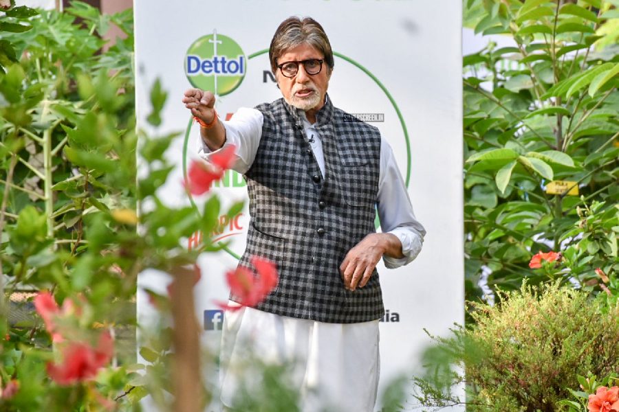 Amitabh Bachchan At The Launch of Banega Swach India-Season 5