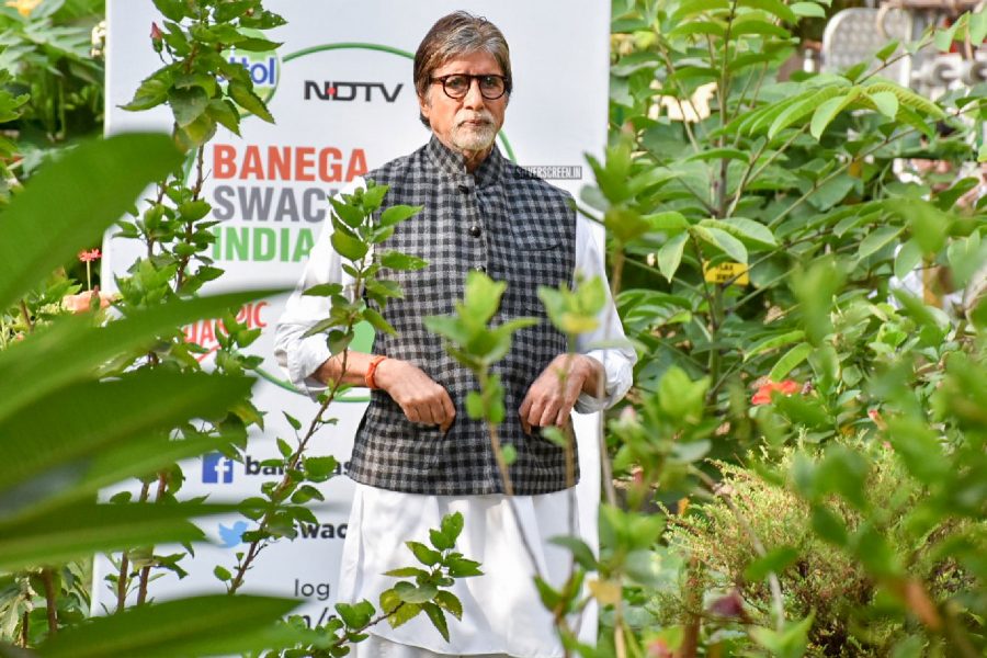 Amitabh Bachchan At The Launch of Banega Swach India-Season 5