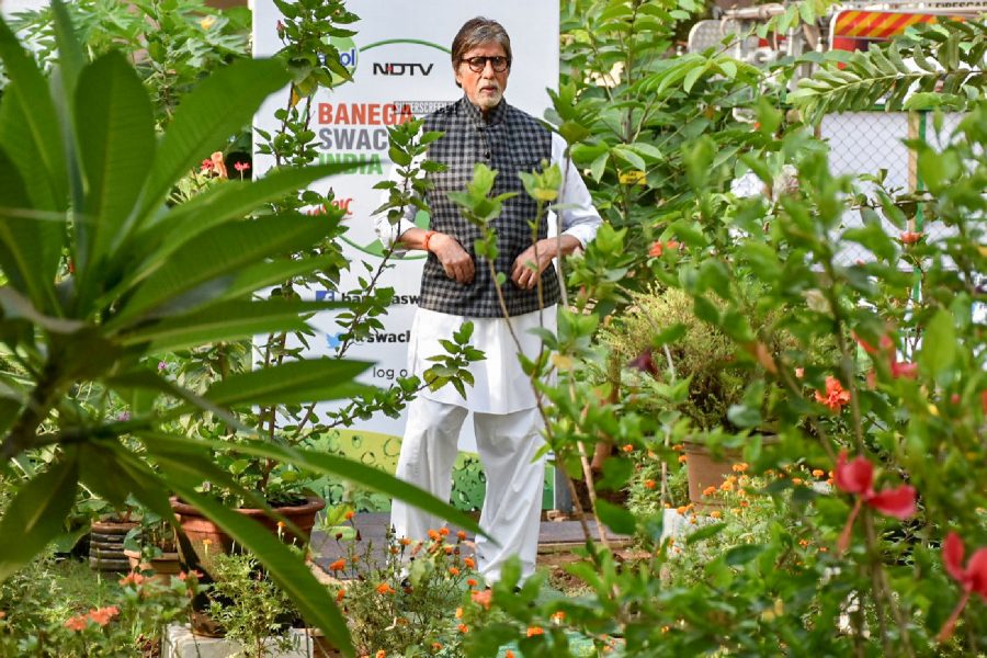 Amitabh Bachchan At The Launch of Banega Swach India-Season 5