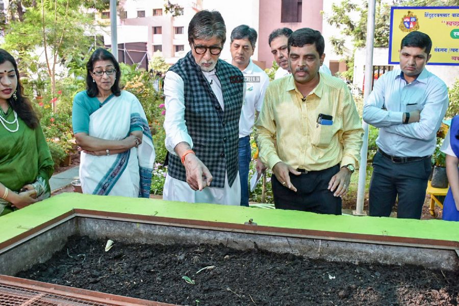 Amitabh Bachchan At The Launch of Banega Swach India-Season 5