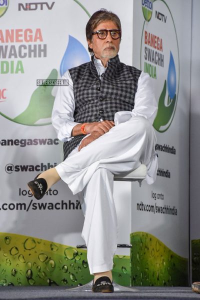 Amitabh Bachchan At The Launch of Banega Swach India-Season 5