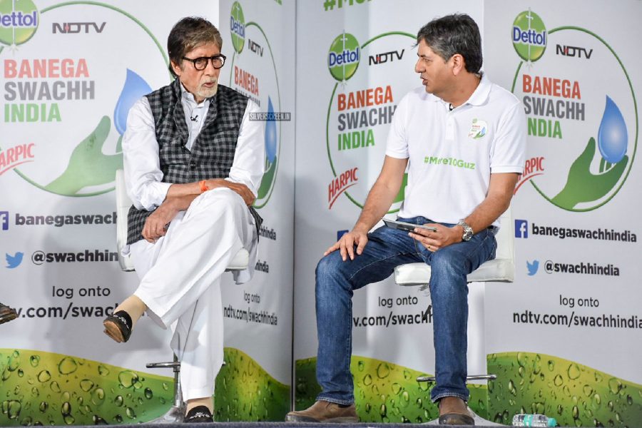 Amitabh Bachchan At The Launch of Banega Swach India-Season 5