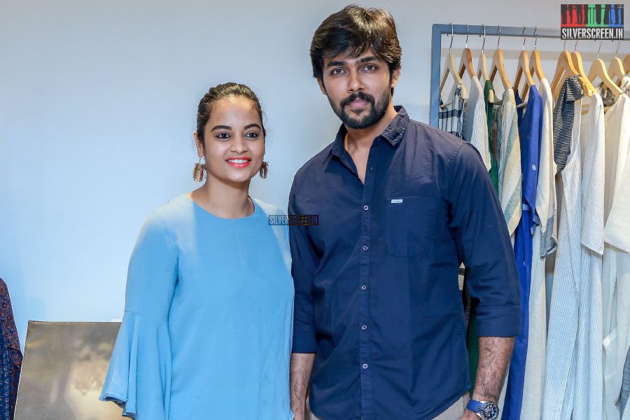 Arav & Suaja Varunee At The Inauguration Of Photo Exhibition