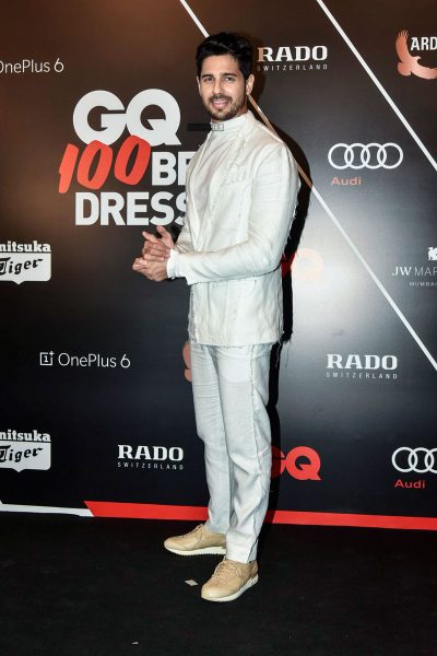 Sidharth Malhotra At The GQ Best Dressed Awards 2018