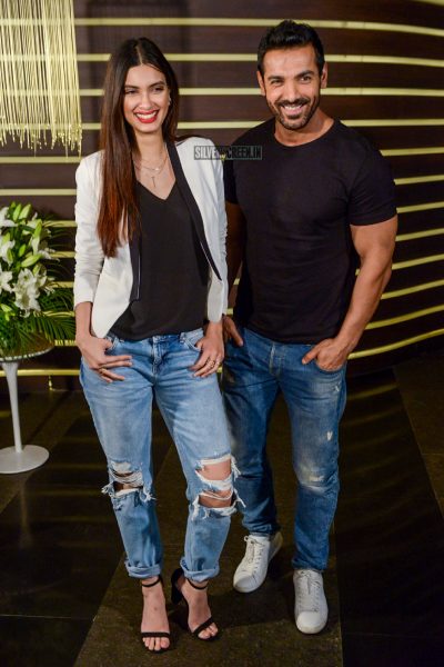 Diana Penty & John Abraham At The Promotions Of Parmanu