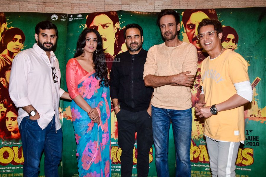 Jimmy Sheirgill, Pankaj Tripathi and Mahie Gill During The Promotions Of Phamous
