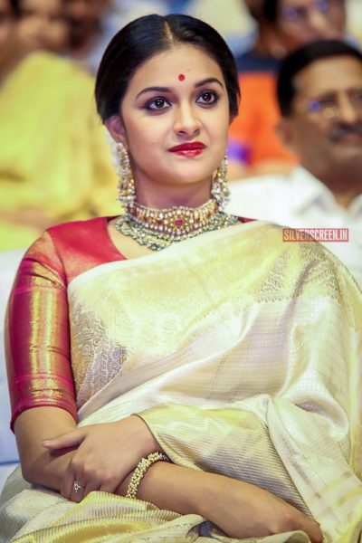 Keerthy Suresh At The Mahanati Audio Launch