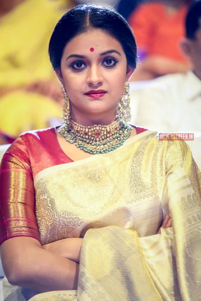 Keerthy Suresh At The Mahanati Audio Launch