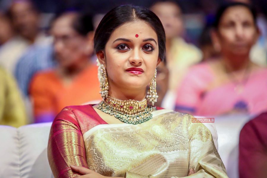 Keerthy Suresh At The Mahanati Audio Launch