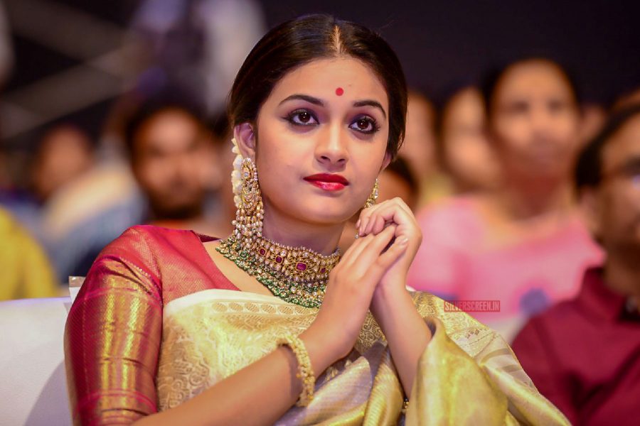 Keerthy Suresh At The Mahanati Audio Launch