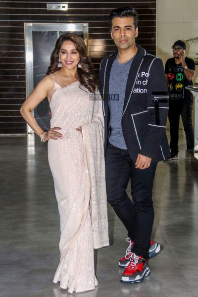 Madhuri Dixit, Karan Johar At The Trailer Launch Of Bucket List