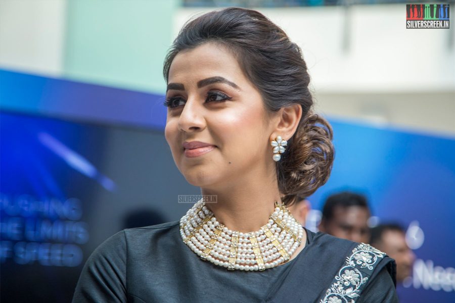 Nikki Galrani At A Smartphone Launch In Chennai