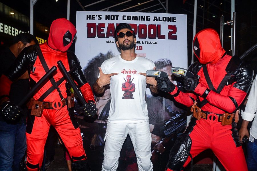Ranveer Singh During The Promotions Of Deadpool