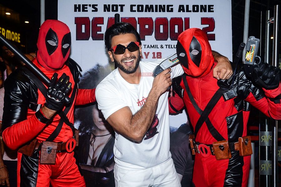 Ranveer Singh During The Promotions Of Deadpool