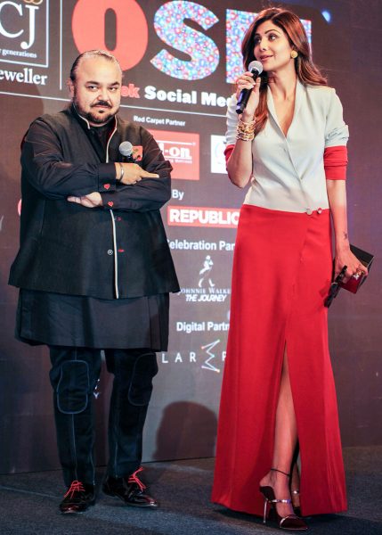 Shilpa Shetty At The PCJ Outlook Social Media Awards 2018