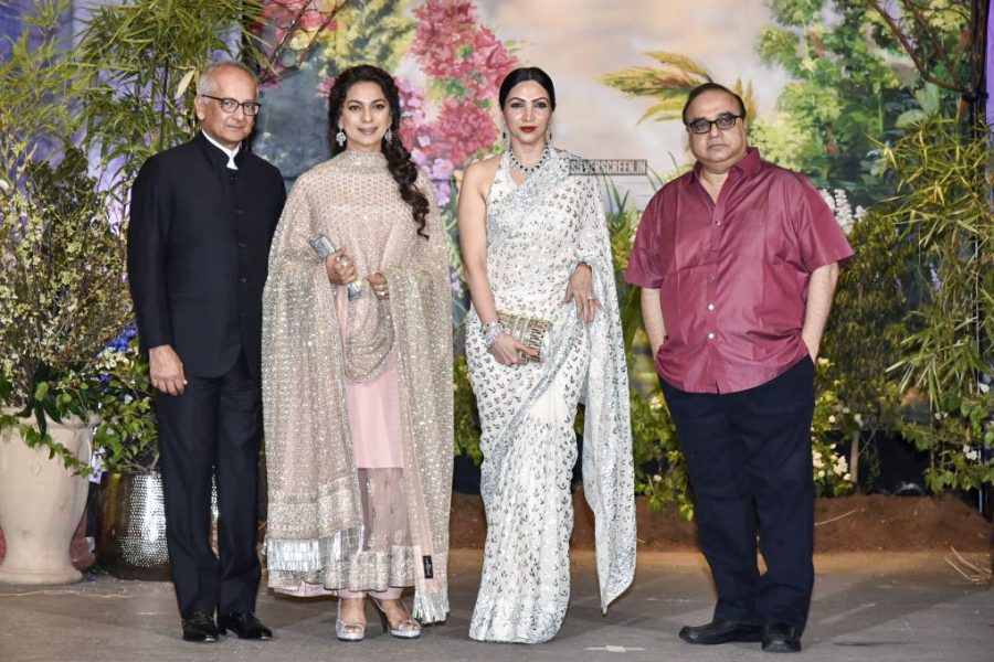 Juhi Chawla At Sonam Kapoor Wedding Reception